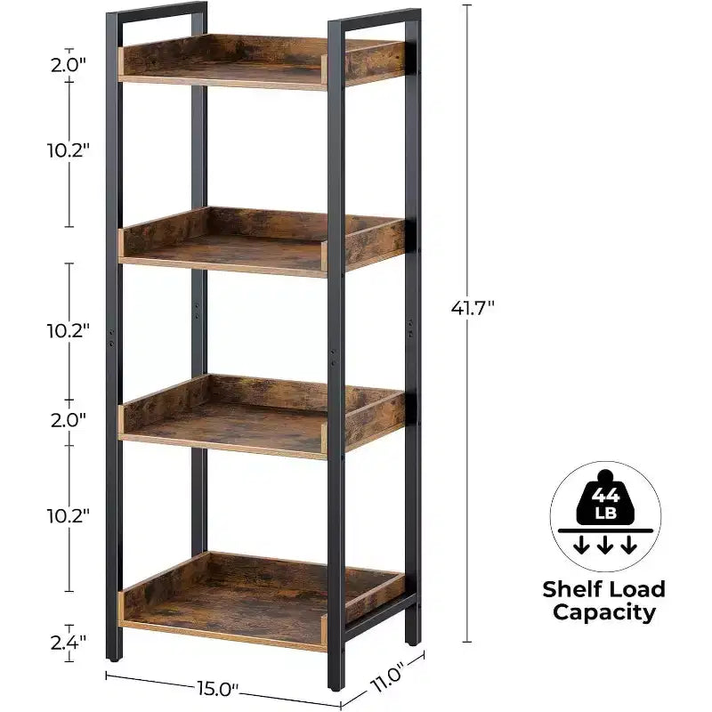 Bibliothèque de style moderne, bibliothèque, étagère haute de rangement d'angle pour bureau à domicile, chambre, cuisine, salon