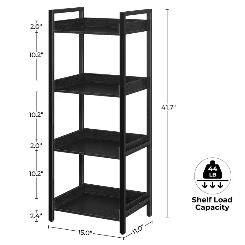 Bibliothèque de style moderne, bibliothèque, étagère haute de rangement d'angle pour bureau à domicile, chambre, cuisine, salon