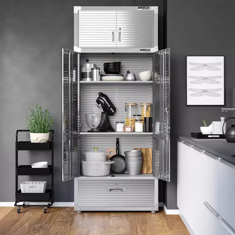 Meuble de rangement UltraHD avec tiroir et empileur supérieur 36x24x90.5