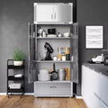 Meuble de rangement UltraHD avec tiroir et empileur supérieur 36x24x90.5