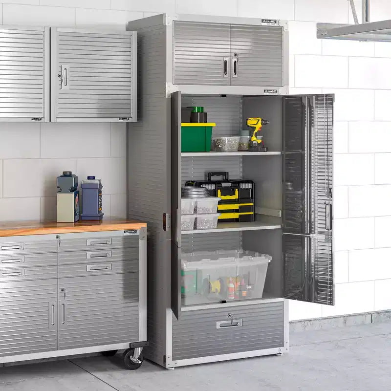 Meuble de rangement UltraHD avec tiroir et empileur supérieur 36x24x90.5