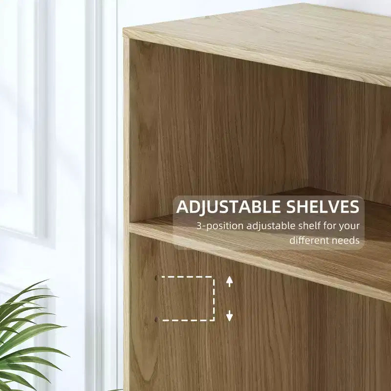 Étagère sans portes en bois 36x31x16 Meuble de rangement pour livres et bureau pour cuisine, chambre, entrée, salon, salle à manger Naturel