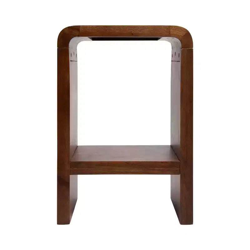 Table d'appoint Arch, 16x12x24, Noyer brun
