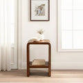 Table d'appoint Arch, 16x12x24, Noyer brun