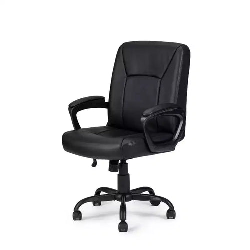 HomeStock 46 in.H Adjustable Height Gold Faux Leather Seat Material with Swivels Ergonomic Office Chairs