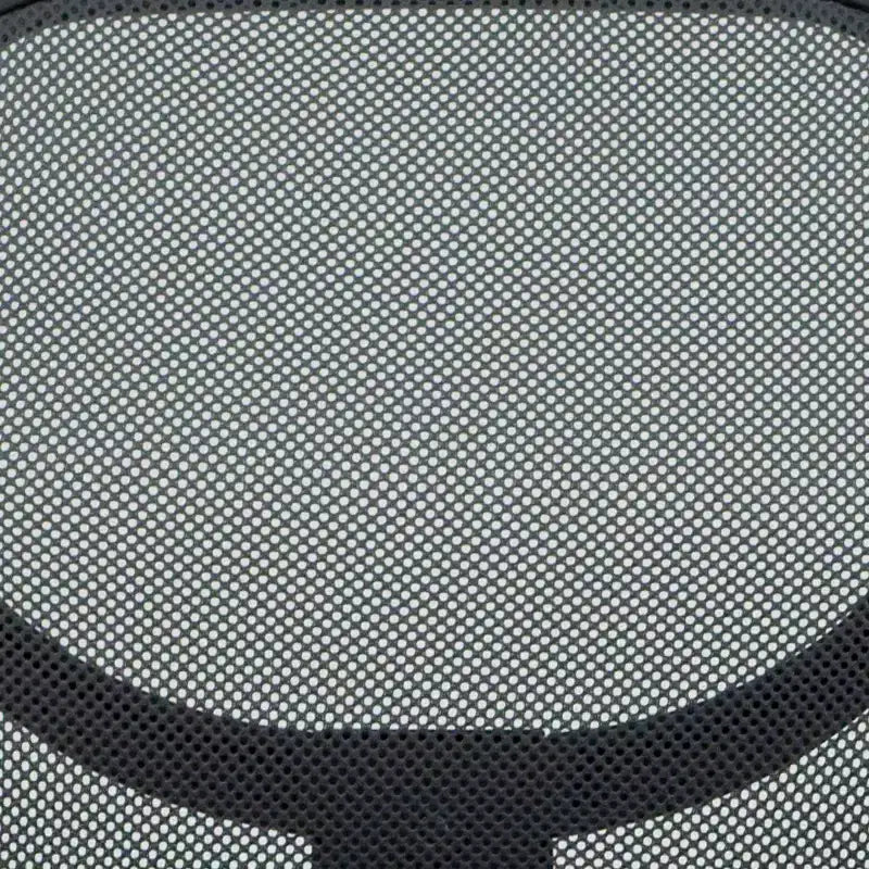 Chaise de bureau pivotante à dossier mi-haut en maille avec dossier carré incurvé et accoudoirs
